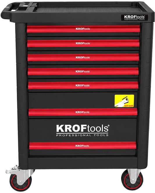 KROFTOOLS 8623 CARRO FERRAMENTA 7 GAVETAS 266 PEÇAS