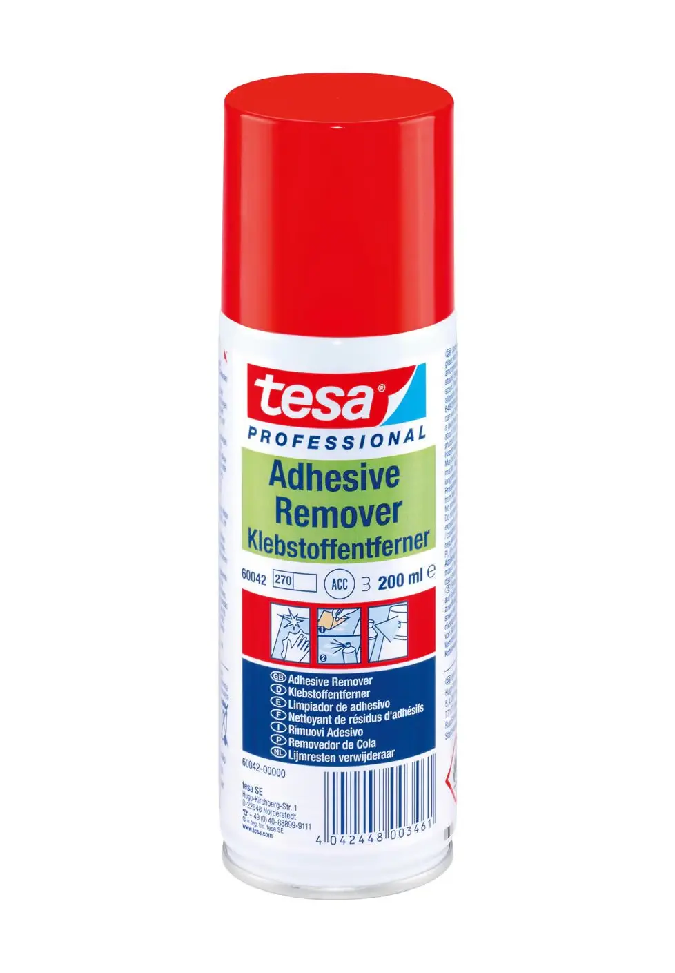 REMOVEDOR DE COLA EM SPRAY 200ML 60042 TESA