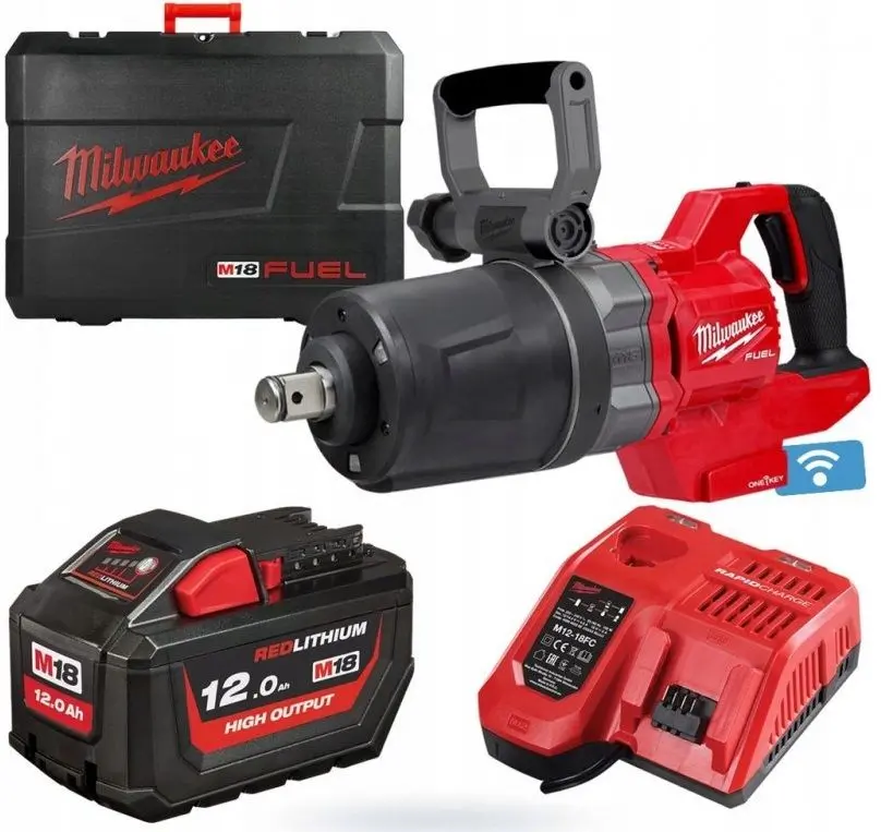 MILWAUKEE M18 ONEFHIWF1DS -121C CHAVE IMPACTO 1" (1x12Ah)