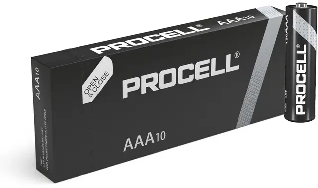 PILHAS DURACELL PROCELL AAA 1,5V LR03