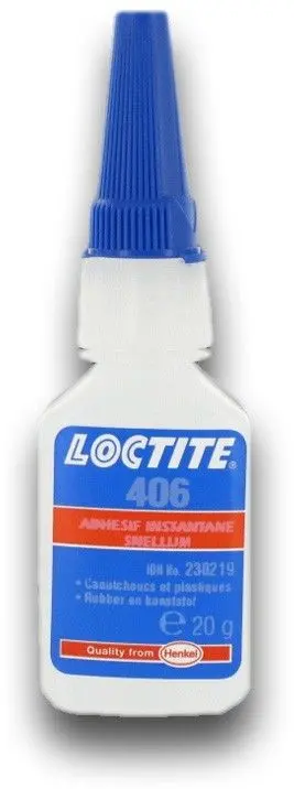 LOCTITE COLA BORRACHAS E PLÁSTICOS DIFICEIS 406