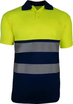 POLO SUNNY2 AMARELO/AZUL
