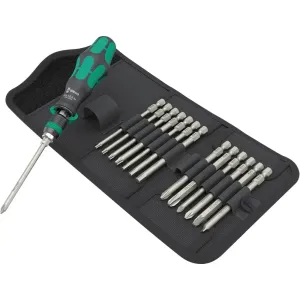 WERA CONJUNTO KRAFTFORM KOMPAKT 838 RA-R M1, 15 PÇS