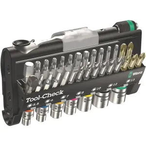 WERA TOOL-CHECK 1 SB, CONJUNTO DE 38PÇS