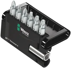WERA BIT CHECK 7 UNIVERSAL 4, 7 PEÇAS