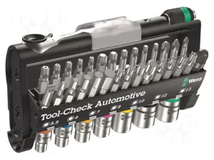 WERA TOOL-CHECK AUTOMOTIVE, CONJUNTO DE 38PÇS