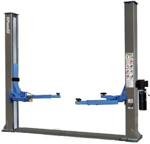 POWERED ELEVADOR 2 COLUNAS 4TON 220V TRANCAS MANUAIS PA2L4A