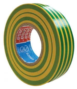 FITA ADESIVA ISOLADORA VERDE/AMARELA 20MX19MM TESA