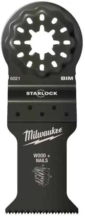 MILWAUKEE LÂMINAS PARA MADEIRA+PREGOS STARLOCK 35MM