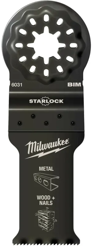 MILWAUKEE LÂMINAS PARA MADEIRA+FERRO STARLOCK 28MM