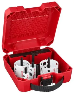 MILWAUKEE KITS DE CRANEANAS HOLE DOZER 10PÇS