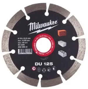 MILWAUKEE DISCO DIAMANTADO GERAL OBRA DU125MM