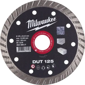 MILWAUKEE DISCO DIAMANTADO PROFISSIONAL DUT 125 MM