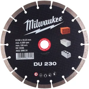MILWAUKEE DISCO DIAMANTADO PROFISSIONAL DUT 230 MM
