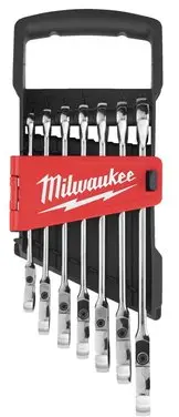 MILWAUKEE JOGO DE 7 CHAVES COMBINAS ROQUETE ARTICULADO