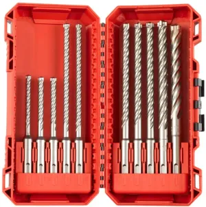 MILWAUKEE CONJUNTO DE 10 PÇS BROCAS SDS-PLUS MX4