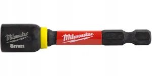 MILWAUKEE CHAVE DE CAIXA C/HASTE 1/4" SHOCKWAVE 8MM