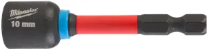 MILWAUKEE CHAVE DE CAIXA C/HASTE 1/4" SHOCKWAVE 10MM