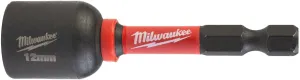 MILWAUKEE CHAVE DE CAIXA C/HASTE 1/4" SHOCKWAVE 12MM