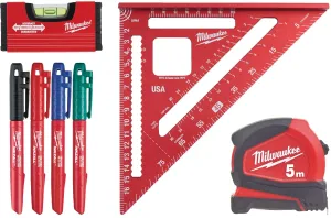 MILWAUKEE CONJUNTO DE MARCAÇÃO E MEDIÇÃO