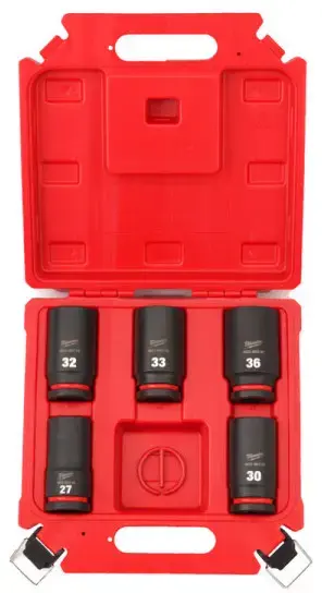 MILWAUKEE CONJUNTO CHAVES LONGAS SHOCKWAVE 3/4" 5PÇS