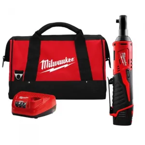 MILWAUKEE CHAVE DE ROQUETE SUB COMPACTA 1/4" M12 (1x2Ah)