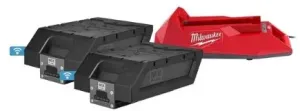 MILWAUKEE KIT BATERIAS E CARREGADOR MX FUEL (2*6Ah)