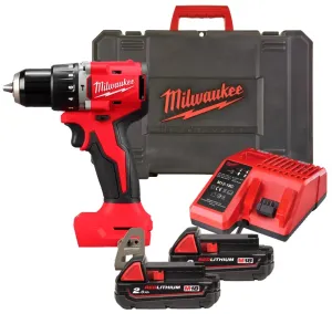 MILWAUKEE BERBEQUIM C/PERCUSSÃO BL M18 BLPDRC-202C (2x2Ah)