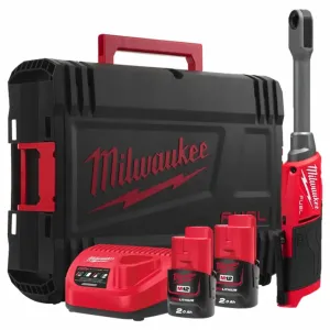 MILWAUKEE M12 FPTR-202X CHAVE ROQUETE EIXO PASSANTE (2x2Ah)