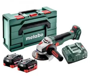 METABO REBARBADORA WVB 18 LTX BL 15-125 QUICK (2x5,5Ah)