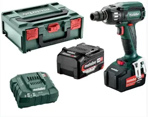 METABO APARAFUSADORA PERCUSSÃO SSD 18 LTX 400 BL (2x4Ah)