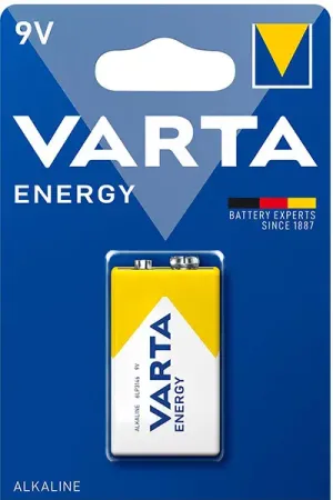 PILHAS VARTA ENERGY 4122 9V