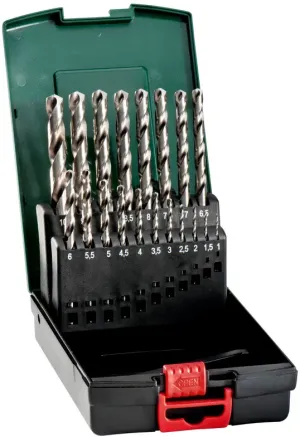 METABO ESTOJO DE BROCAS HSS-G, 19 PEÇAS