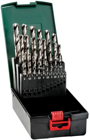 METABO ESTOJO DE BROCAS HSS-G, 25 PEÇAS