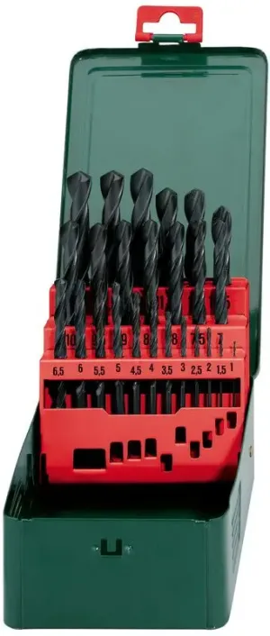 METABO ESTOJO DE BROCAS HSS-R, "SP", 25 PEÇAS (627152000)