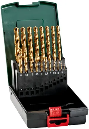 METABO ESTOJO PLÁSTICO HSS-TIN SP, 19 PEÇAS (627670000)