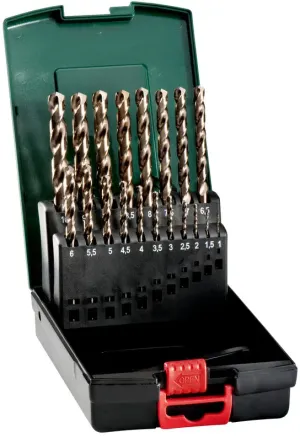 METABO ESTOJO PLÁSTICO HSS-CO SP, 19 PEÇAS (627671000)