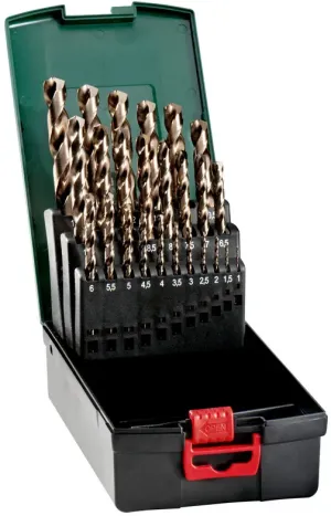 METABO ESTOJO PLÁSTICO HSS-CO SP, 25 PEÇAS (627672000)