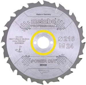 METABO DISCO P/SERRAS CIRCULARES PCW PRO