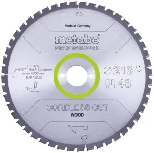 METABO DISCO "CORDLESS CUT WOOD PRO"