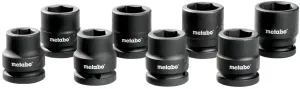 METABO CONJUNTO DE CHAVES DE CAIXA DE 3/4" RESISTENTE