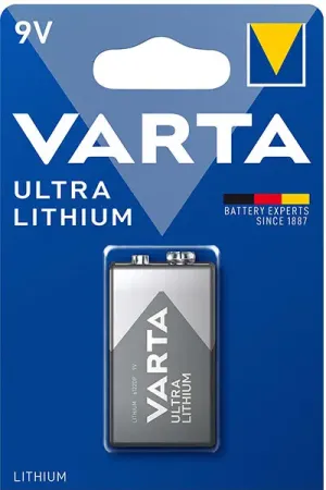 PILHAS VARTA LITIO 6122 9V