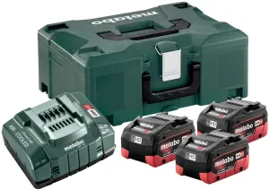 METABO CONJUNTO BÁSICO 3 X LIHD 5.5 AH + METALOC