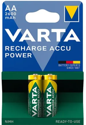 PILHAS VARTA RECARREGÁVEL 5716 AA 1,2V 2600 MAH
