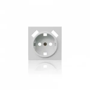 ASLO CENTRO PARA TOMADA MISTA 2P+T / 2xUSB MARFIM