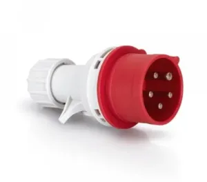 ASLO FICHA INDUSTRIAL MACHO 16A 3P+T+N 400V 6h IP44 ASFI015