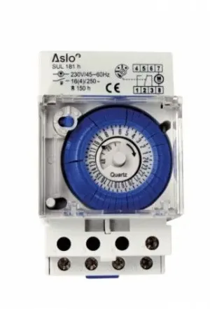 ASLO INTERRUPTOR HORARIO ANALOGICO DIARIO 3M 1 ASHU1001