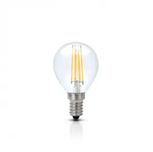LAMPADA LED DE FILAMENTO ESFERICA GOTA E14 4W