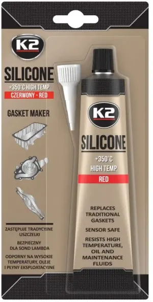 SILICONE VERMELHO K2 ALTA TEMPERATURA +350º 85GR K2