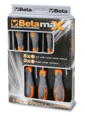 BETA JOGO DE CHAVES MISTAS FENDA/PHILLIPS 1293/D8